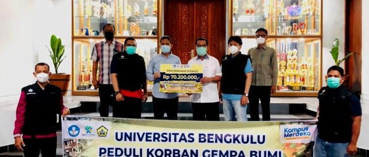 UNIB Salurkan Donasi Gempa Bumi Sulawesi Barat